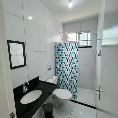 Uma casa de banho em Casa Sol Nascente