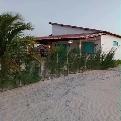 O edifício onde a casa de férias está situado