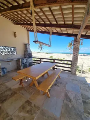 Uma varanda ou terraço em Canto das Ondas