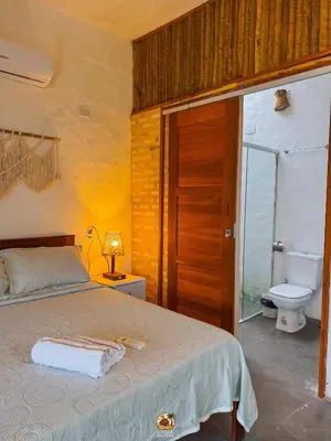 Uma casa de banho em Moitas Chalés