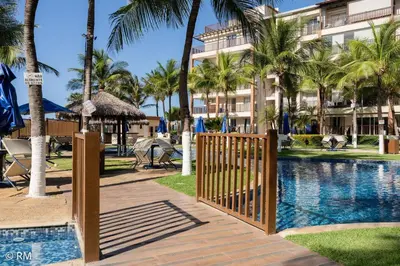 A piscina em ou perto de Beach Living, Pé na Areia, 400 metros do Beach Park