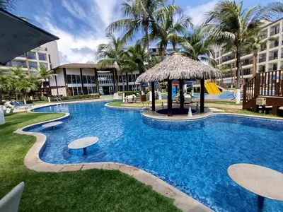 A piscina em ou perto de Beach Living, Pé na Areia, 400 metros do Beach Park