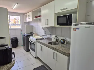 A cozinha ou kitchenette de TerraMaris - Vista Mar - Térreo - Pé na Areia