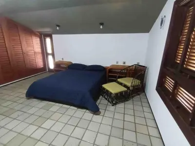 Uma cama ou camas num quarto em Casa Coqueiro - Iguape - Aquiraz - CEARÁ