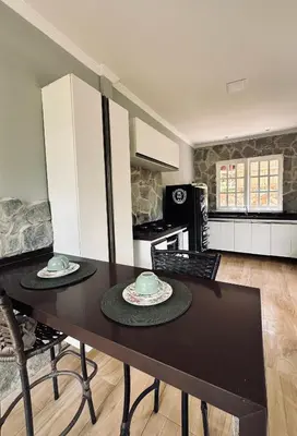 A cozinha ou kitchenette de Villa Suíça Guaramiranga