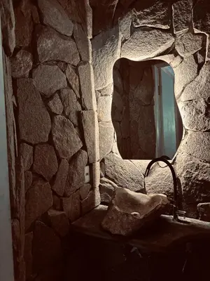 Uma televisão e/ou sistema de entretenimento em Villa Suíça Guaramiranga