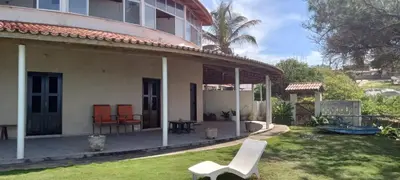 Um jardim no exterior de Casa de Praia em Aracati - 