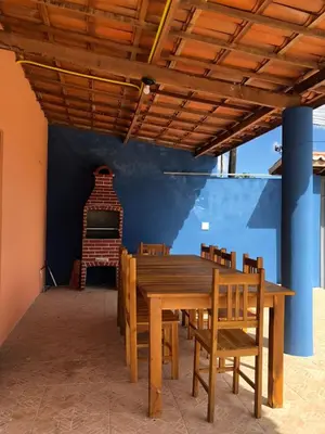 Uma área de estar em Recanto Beach casa de Temporada
