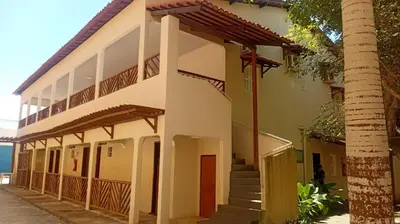 O edifício onde o hotel está situado