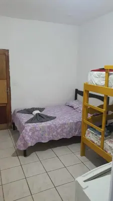 Uma cama ou camas num quarto em Cheguei Preá