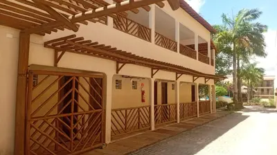 O edifício onde o hotel está situado