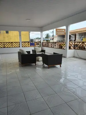 Uma área de estar em Cheguei Preá