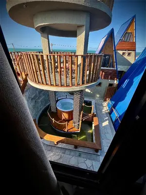 Uma varanda ou terraço em Pousada Quilombo do Tibau