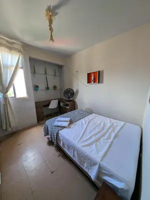 Uma cama ou camas num quarto em Apartamento do futuro