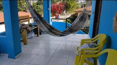 A piscina em ou perto de Kitnet 150m da praia