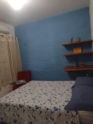 Uma cama ou camas num quarto em Casa de temporada paraíso jeri