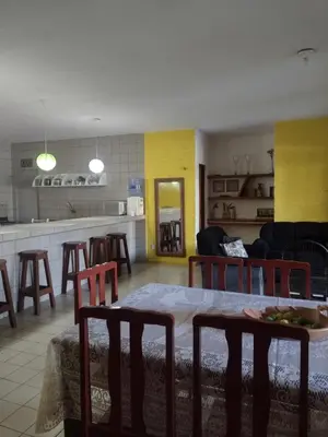 A cozinha ou kitchenette de Casa de temporada paraíso jeri