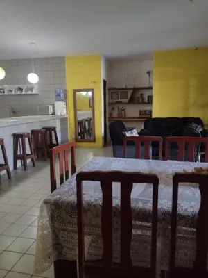 A cozinha ou kitchenette de Casa de temporada paraíso jeri