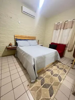 Uma cama ou camas num quarto em Paraíso jeri