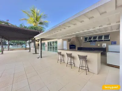 A cozinha ou kitchenette de Porto Beach Residence