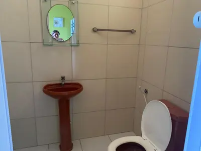 Uma casa de banho em Paradise City