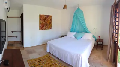 Uma cama ou camas num quarto em Villa Albergaria