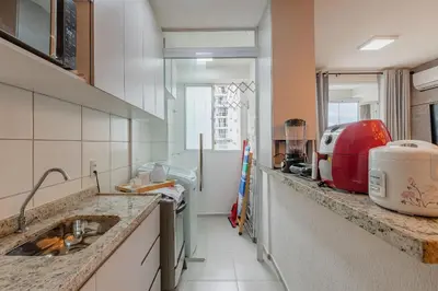 A cozinha ou kitchenette de Mirante #207 - Quádruplo confortável por Carpediem