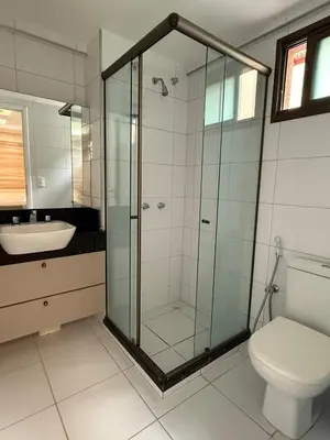 Uma casa de banho em Apartamento Aquiraz Riviera CE