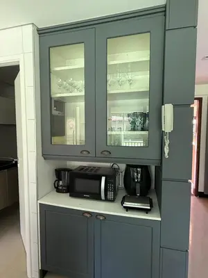 A cozinha ou kitchenette de Apartamento Aquiraz Riviera CE