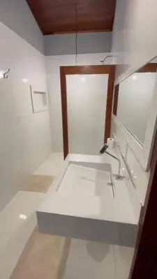 Uma casa de banho em Chalé Casa Moitas