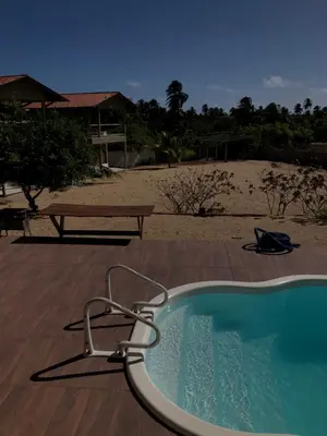 A piscina em ou perto de Chalé Casa Moitas