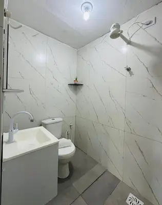 Uma casa de banho em Suite Santorini Jericoacoara