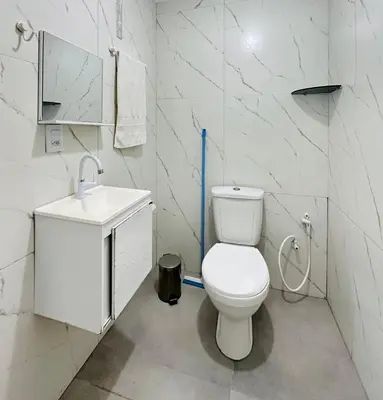 Uma casa de banho em Suite Santorini Jericoacoara