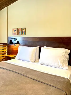Uma cama ou camas num quarto em Casa Manari