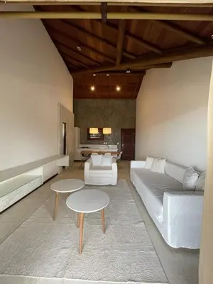 Uma área de estar em App Elisabeth Kite Village