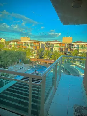 A piscina em ou perto de Palm Beach Cobertura Duplex ao lado do Beach Park