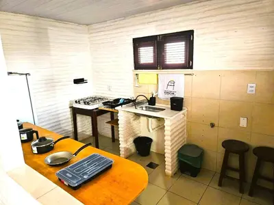 A cozinha ou kitchenette de Chalé PDD