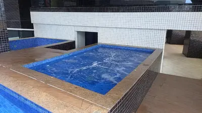 A piscina em ou perto de Maravilhoso Apartamento na Beira Mar