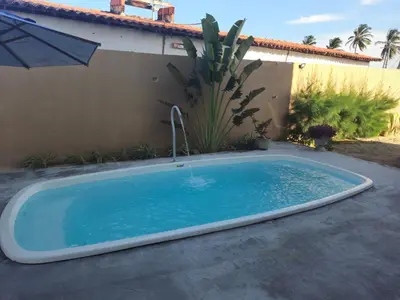A piscina em ou perto de Casa Recanto dos ventos-espaço inteiro-Barra nova -Cascavel-CE