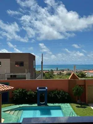 Uma vista do mar geral ou uma vista do mar a partir da casa de férias