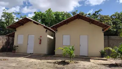 O edifício onde a casa de férias está situado