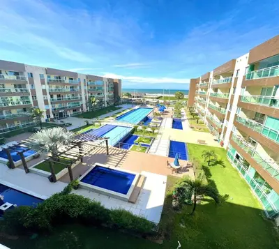 A piscina em ou perto de VGFUN 233-60m2-2 quartos2wcs-VistaMar-Pé na Areia