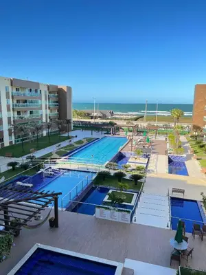 A piscina em ou perto de VGFUN 233-60m2-2 quartos2wcs-VistaMar-Pé na Areia