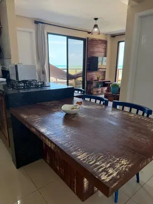 A cozinha ou kitchenette de Varandas do Mar - Beachfront Apartment