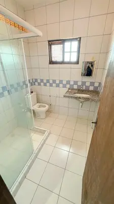 Uma casa de banho em Casa de Praia - Praia Bela