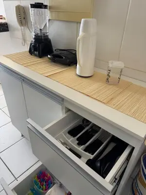 A cozinha ou kitchenette de Apartamento Completo - Ótima localização