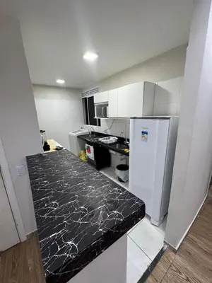 A cozinha ou kitchenette de Apartamento Completo - Ótima localização