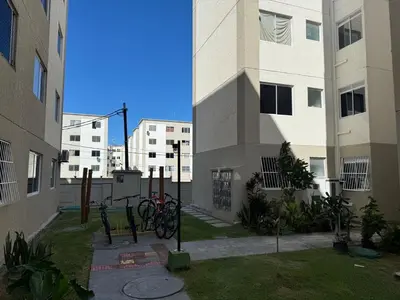 O edifício onde o apartamento está situado