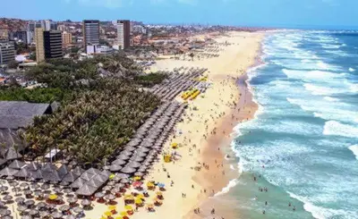 A planta de VG FUN 342 Pé na Areia Vista Mar Praia Futuro Imob Temporada