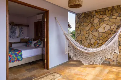 Uma cama ou camas num quarto em Casa Massima Preá